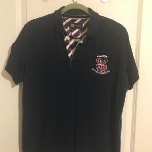 Carpe Nautical Mens slim Short Sleeve Polo Size L